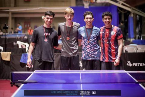 El Ciclón, en el podio