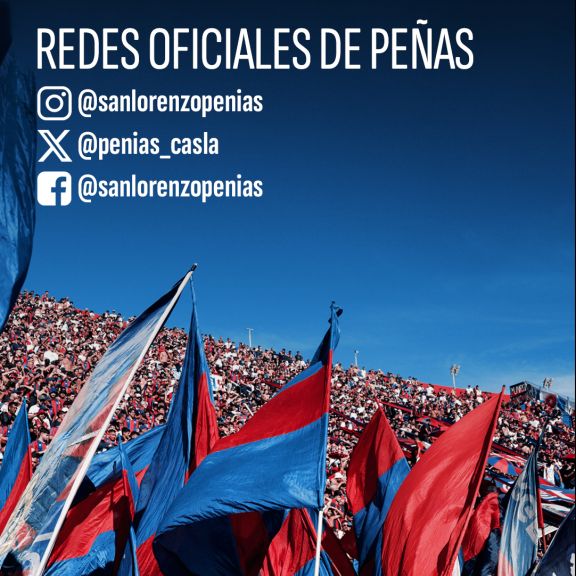 Nuevas redes oficiales de Peñas