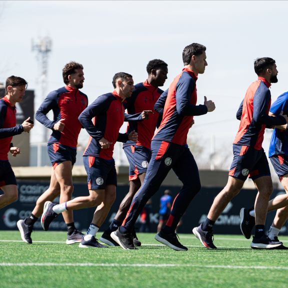 El Gallego ya prepara el partido contra Boca