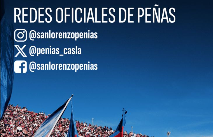 Nuevas redes oficiales de Peñas
