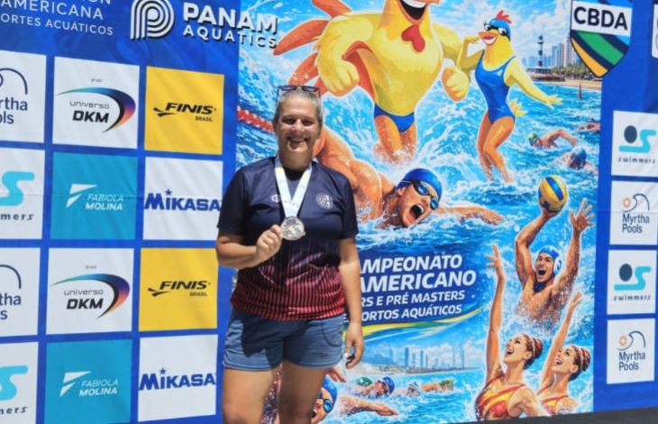 Gran actuación de Analía San Leandro en el Sudamericano de Natación