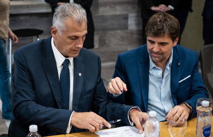 Marcelo Culotta asumió como presidente de San Lorenzo