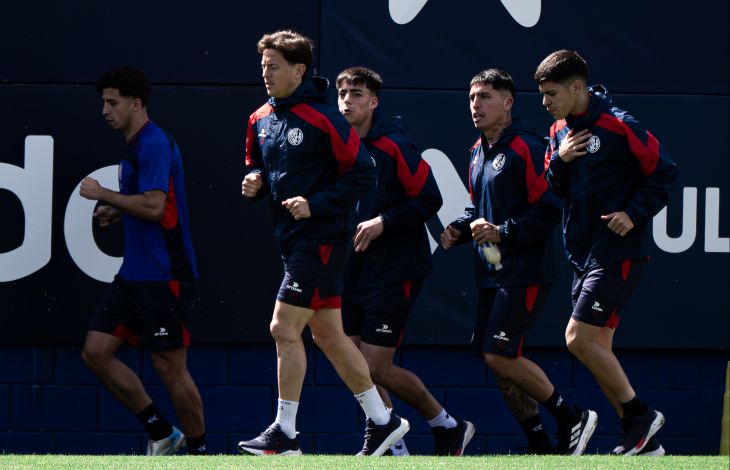 San Lorenzo ya se entrena enfocado en Vélez
