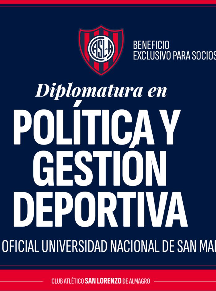 ¡Formate en gestión deportiva!