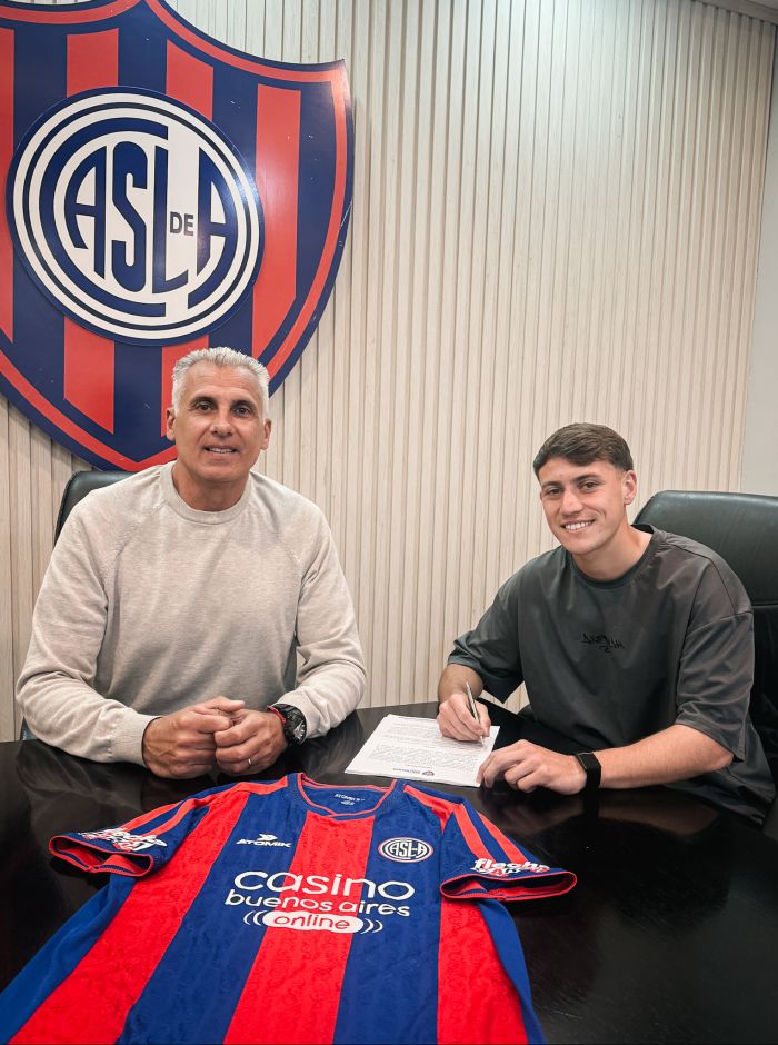 San Lorenzo renovó el contrato de Gonzalo Alassia